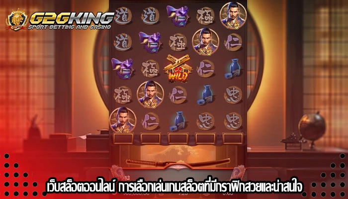 เว็บสล็อตออนไลน์ การเลือกเล่นเกมสล็อตที่มีกราฟิกสวยและน่าสนใจ