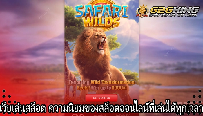 เว็บเล่นสล็อต ความนิยมของสล็อตออนไลน์ที่เล่นได้ทุกเวลา