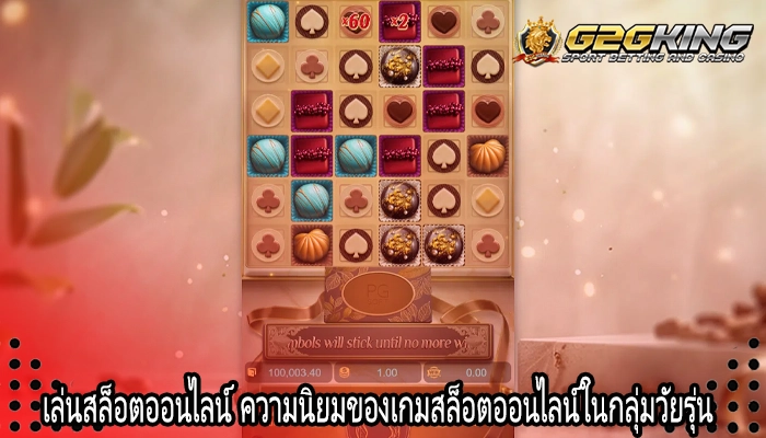 เล่นสล็อตออนไลน์ ความนิยมของเกมสล็อตออนไลน์ในกลุ่มวัยรุ่น