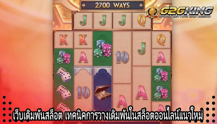 เว็บเดิมพันสล็อต เทคนิคการวางเดิมพันในสล็อตออนไลน์แนวใหม่